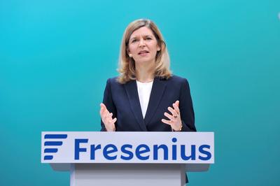 Jahrespressekonferenz Fresenius SE & Co. KGaA.-stock-foto