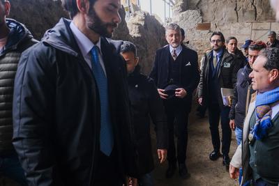 News - Pompeii, House of Thiassus-stock-foto