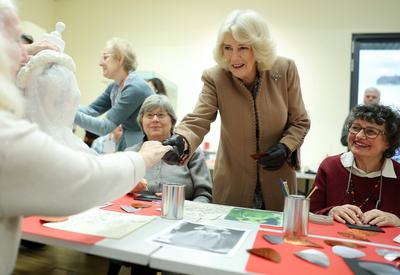 Queen Camilla in Canterbury-stock-photo