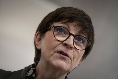 Bundestag, Saskia Esken, Parteivorsitzende, SPD-stock-foto