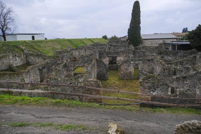 News - Pompeii, House of Thiassus-stock-photo