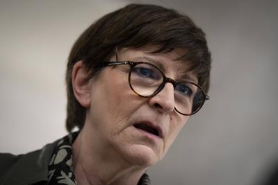 Bundestag, Saskia Esken, Parteivorsitzende, SPD-stock-foto