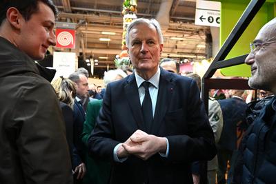 Second visit of the Prime Minister, Francois Bayrou to the Salon de l'Agriculture 2025, Paris, February 26, 2025.-stock-foto