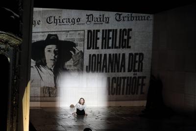Berliner Ensemble Die heilige Johanna der Schlachth?fe-stock-foto