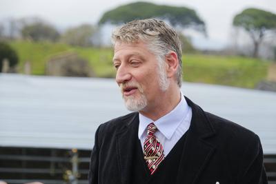 News - Pompeii, House of Thiassus-stock-foto