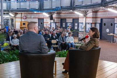Bornheimer Ortsgespr?ch mit Katarina Barley - 26.02.2025-stock-foto