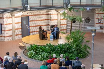 Bornheimer Ortsgespr?ch mit Katarina Barley - 26.02.2025-stock-foto