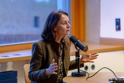 Bornheimer Ortsgespr?ch mit Katarina Barley - 26.02.2025-stock-photo