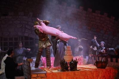 Deutsche Oper Berlin Ab in den Ring!-stock-foto