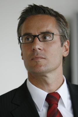 Jan Eric Peters GER Direktor Axel Springer Akademie in Berlin-stock-foto