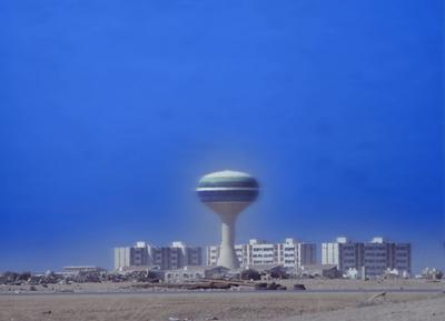 RECORD DATE NOT STATED  bei einer Fotoreportage ?ber deutsche Fu?baller in Jeddah und Riad wurde auch der riesige Wasser-stock-foto