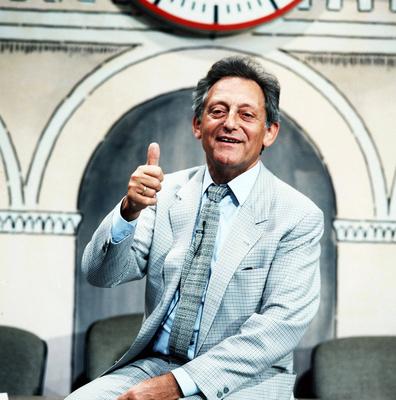 DALLI DALLI Dalli Dalli, Fernsehshow mit Hans Rosenthal Sendung vom 05.09.1985, Deutschland. Dalli Dalli, television sho-stock-foto