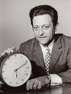 Hans Rosenthal, deutscher Entertainer und Moderator, Deutschland 1974. German entertainer and TV presenter Hans Rosenth-stock-photo