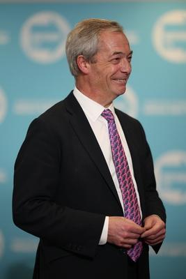 Reform Leader Nigel Farage announces new Mayoral Candidate-stock-foto