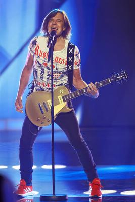 Hello Again 2020 Auftritt des deutschen Schlagers?ngers J?rgen Drews bei der SRF-Pop-Schlager-Show Hello Again. TV-Aufze-stock-foto