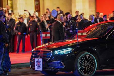 ?sterreich, Europa, Wien, Wiener Opernball, Wiener Staatsoper, Ball der B?lle, Opernring, Festveranstaltung, Gala, Hochk-stock-foto