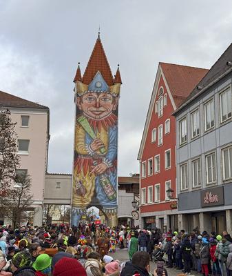 27.02.2025, Faschingsumzug in Mindelheim-stock-foto