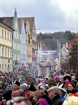 27.02.2025, Faschingsumzug in Mindelheim-stock-foto
