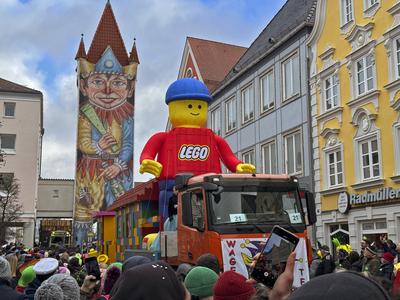 27.02.2025, Faschingsumzug in Mindelheim-stock-foto