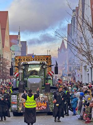 27.02.2025, Faschingsumzug in Mindelheim-stock-foto