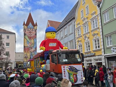 27.02.2025, Faschingsumzug in Mindelheim-stock-foto
