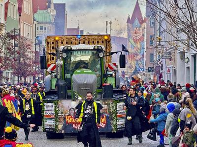 27.02.2025, Faschingsumzug in Mindelheim-stock-foto