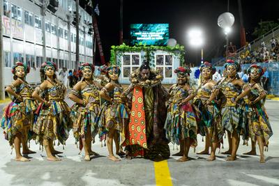 Samba Schools Parade Carnival RJ 2025-stock-foto