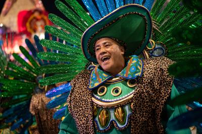 BRAZIL CARNIVAL PARADE 2025 - COLORADO DO BRAS-stock-foto