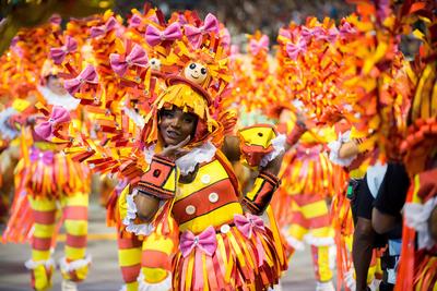 Samba Schools Parade Carnival SP 2025-stock-foto