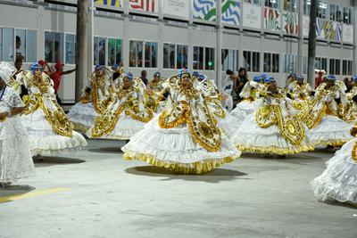 Samba Schools Parade Carnival RJ 2025-stock-foto