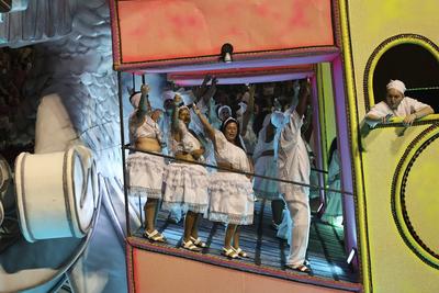 Parade of the colorado do bras school in sao paulo-stock-foto