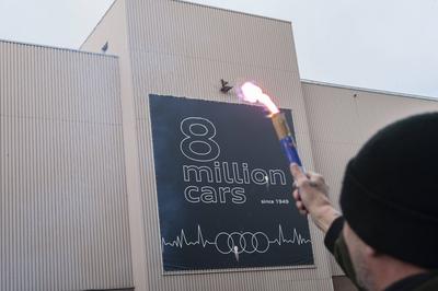 Closure of the Audi factory in Brussels on February 28, 2025.-stock-foto