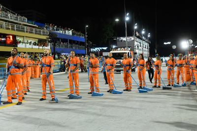 Samba Schools Parade Carnival RJ 2025-stock-foto