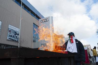 Closure of the Audi factory in Brussels on February 28, 2025.-stock-foto