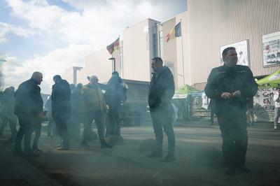 Closure of the Audi factory in Brussels on February 28, 2025.-stock-foto