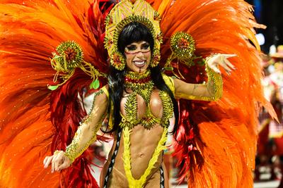 Samba Schools Parade Carnival RJ 2025-stock-foto