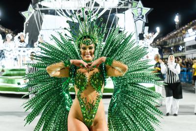 Samba Schools Parade Carnival RJ 2025-stock-foto
