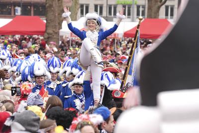 Symbolbild und Themenbild Koelner Karneval beim Funkenbiwak 2025-stock-foto