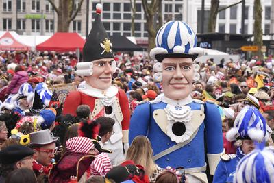Symbolbild und Themenbild Koelner Karneval beim Funkenbiwak 2025-stock-foto