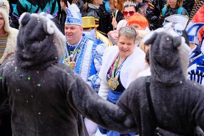 Fasching, Fastnacht, Karneval n Kassel-stock-foto