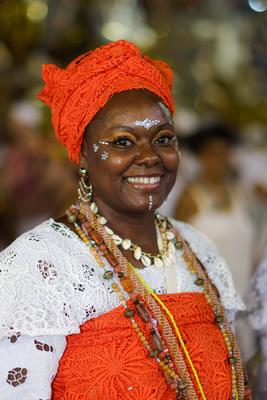 Members of the samba schools at the gathering at the Anhembi Sambadrome-stock-foto