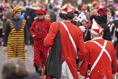 Symbolbild und Themenbild Koelner Karneval beim Funkenbiwak 2025-stock-foto