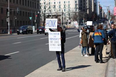 USAID Workers Return To Clean Out Their Offices-stock-foto