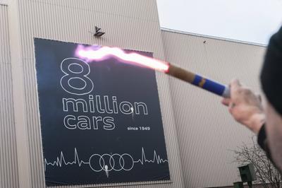 Closure of the Audi factory in Brussels on February 28, 2025.-stock-foto