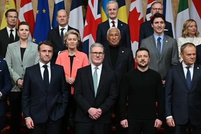European Leaders Summit in London-stock-foto