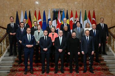 European Leaders Summit in London-stock-foto