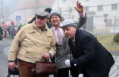 37. Faschingsumzug Koelleda-stock-foto