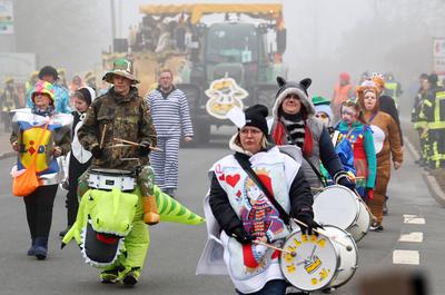 37. Faschingsumzug Koelleda-stock-foto