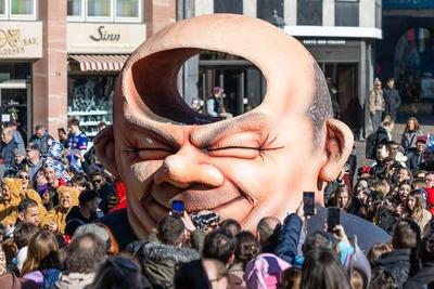 Faschingsumzug in Frankfurt am Main-stock-foto