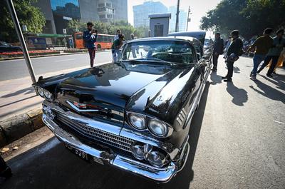 58th Edition Of Statesman Vintage & Classic Car Rally In Delhi-stock-foto